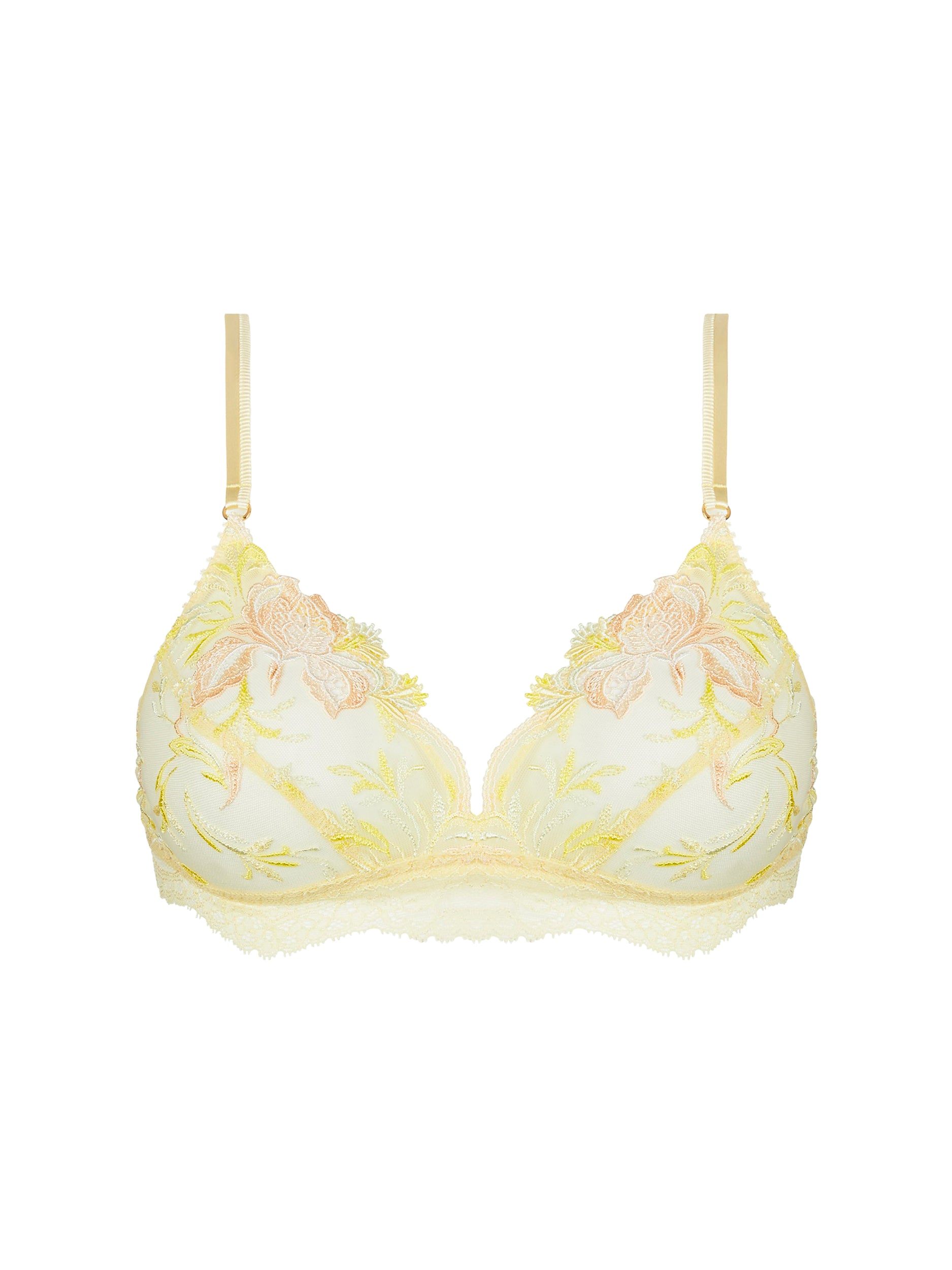 Soutien-gorge triangle Frisson d'Or - Or Rose