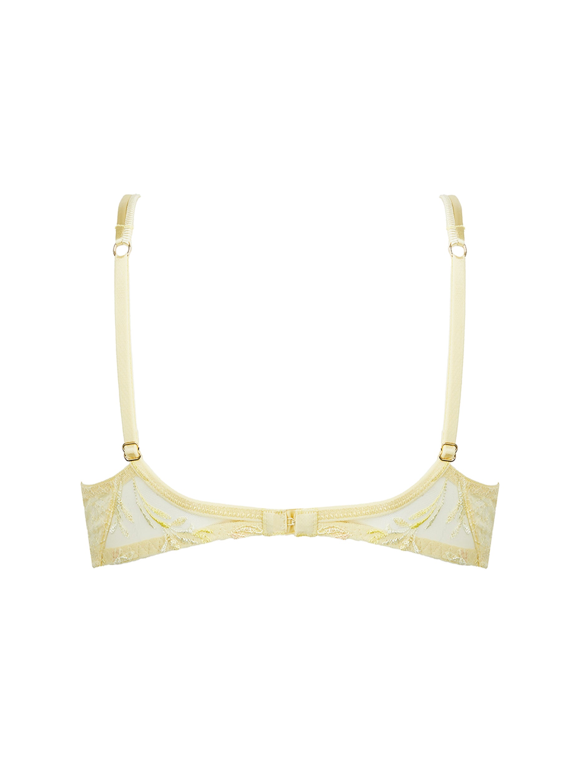 Frisson d'Or balconnet bra - Rose gold