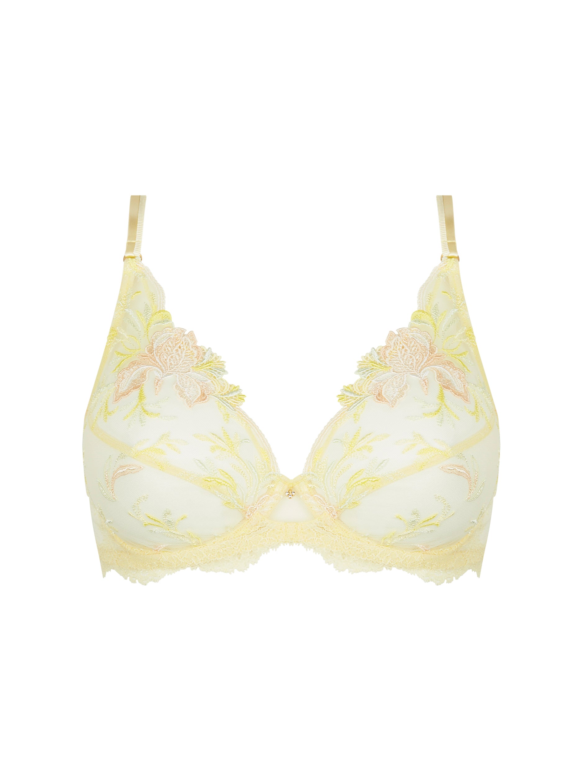 Soutien-gorge triangle Frisson d'Or - Or Rose