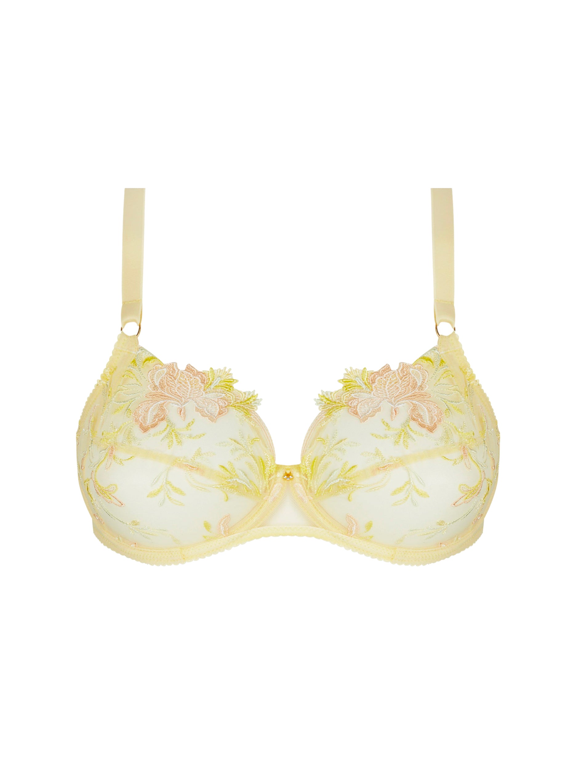 Frisson d'Or balconnet bra - Rose gold