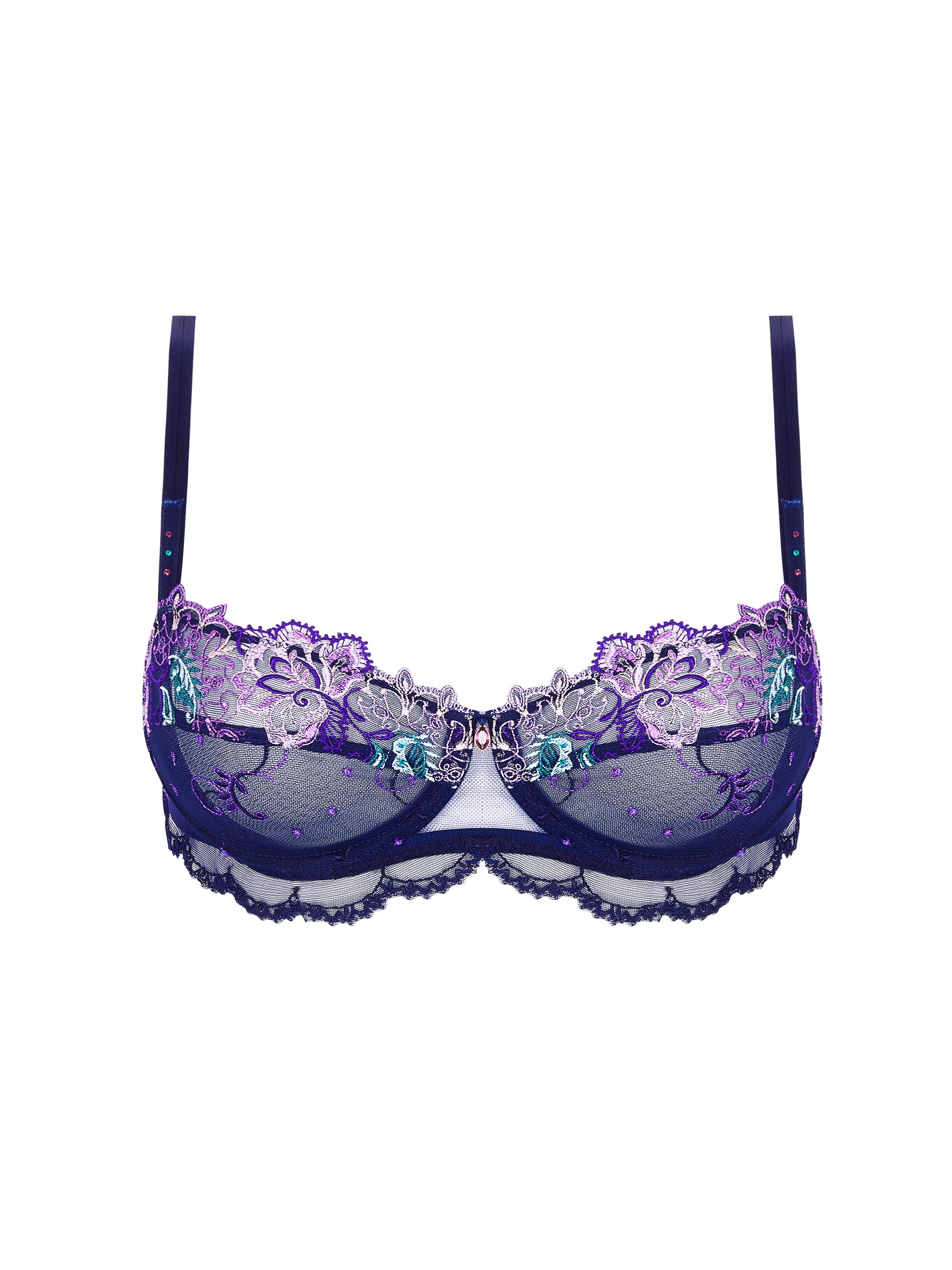 Soutien-gorge balconnet Déesse Désirs - Mauve Desir