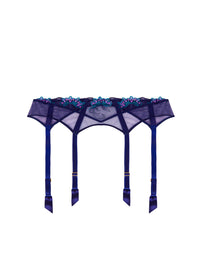 Déesse Désirs suspender belt - Mauve Desir