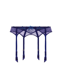 Déesse Désirs suspender belt - Mauve Desir