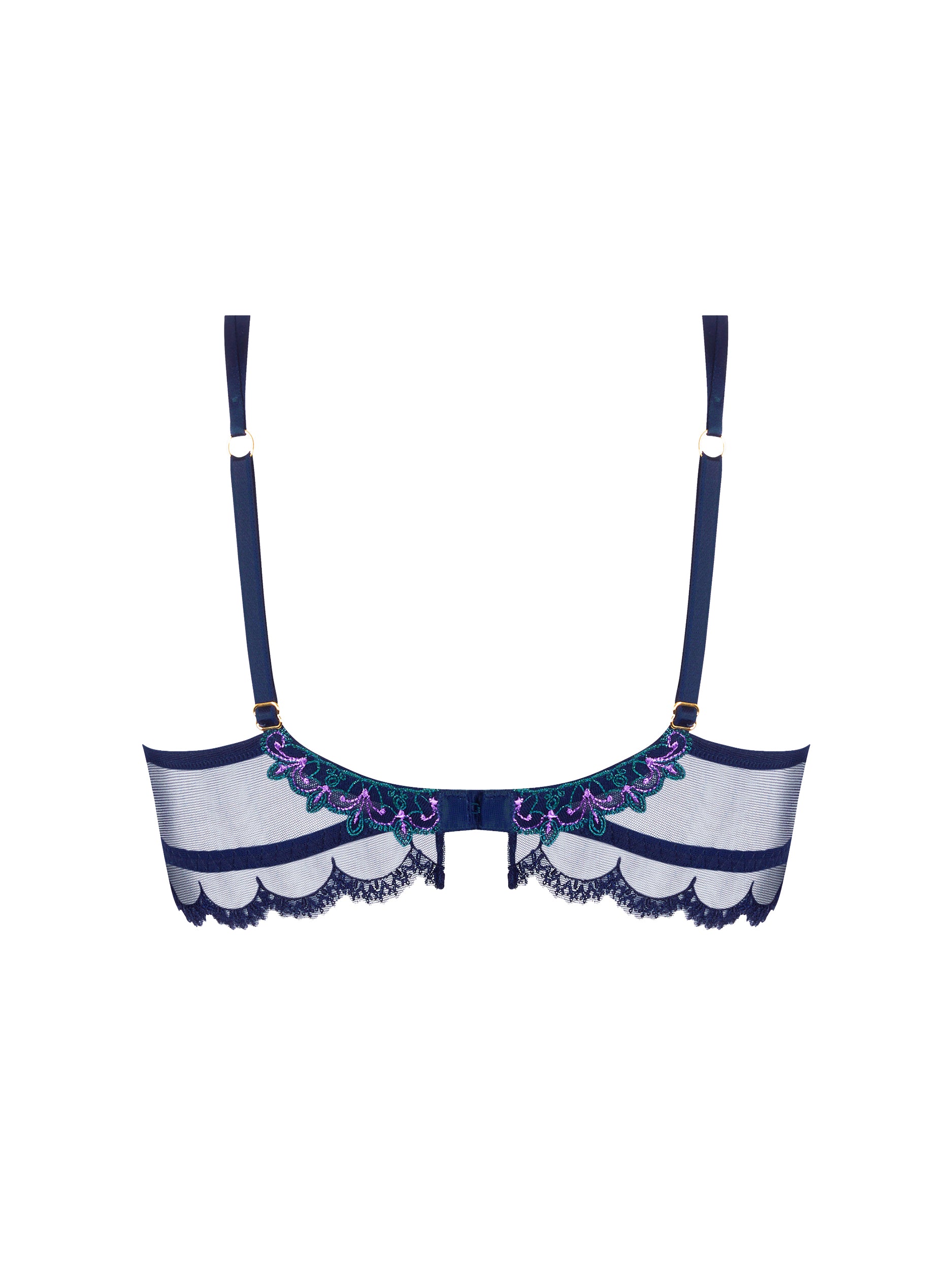Déesse Désirs balconnet bra - Mauve Desir
