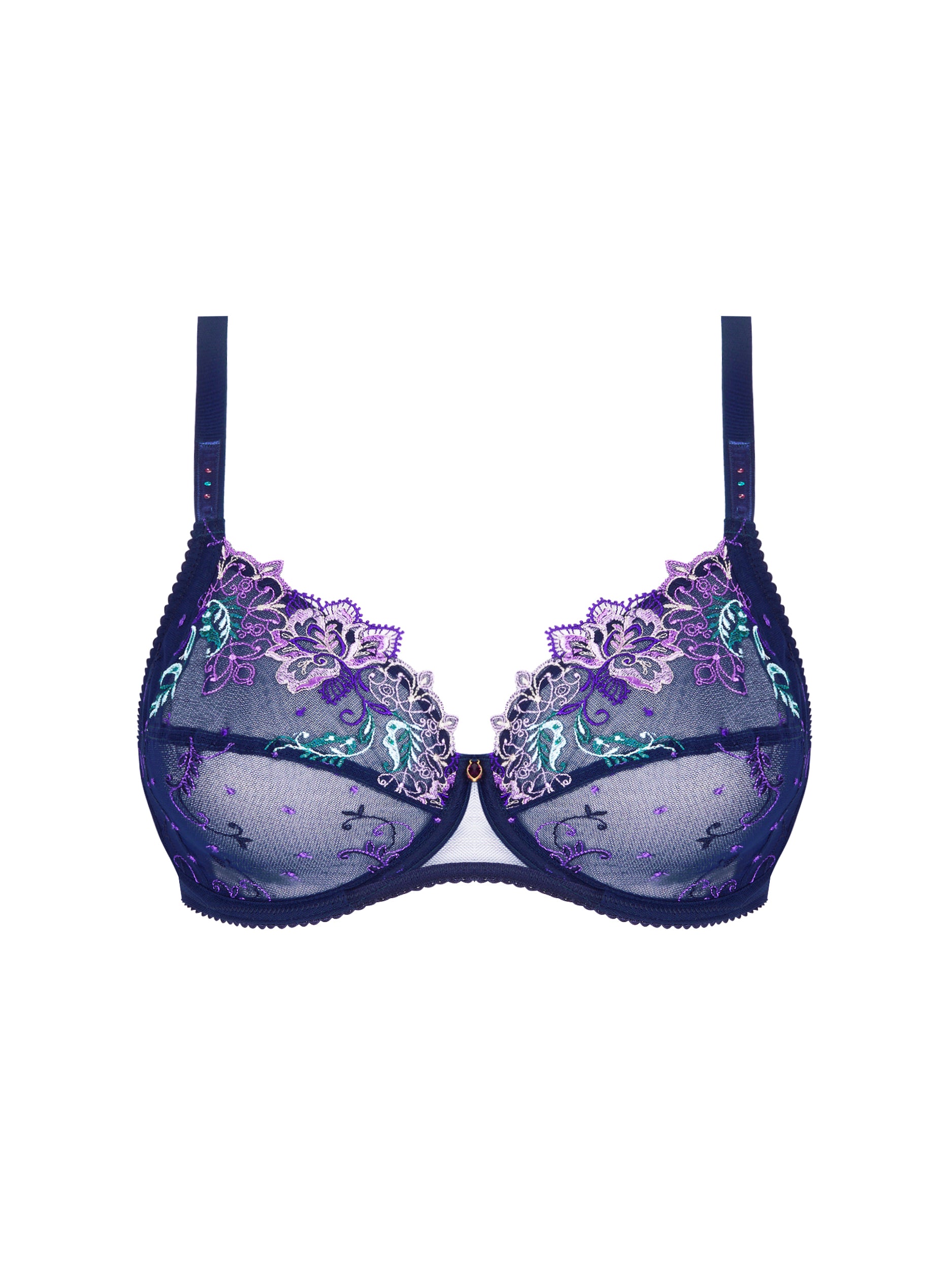 Déesse Désirs balconnet bra - Mauve Desir