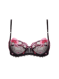 Soutien-gorge balconnet Floraison Passion - Safran Rose