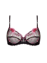 Soutien-gorge balconnet Floraison Passion - Safran Rose