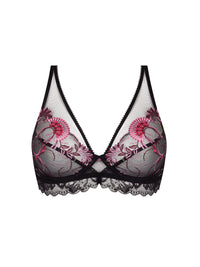 Soutien-gorge triangle Floraison Passion - Safran Rose
