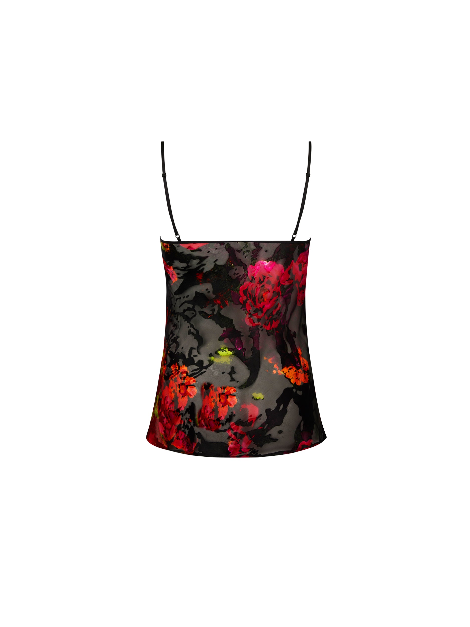 Caraco Floraison Passion imprimé - Safran Rose