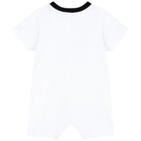 Combi-short maxi logo - Blanc