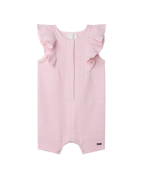 Combinaison en maille jacquard - Marshmallow