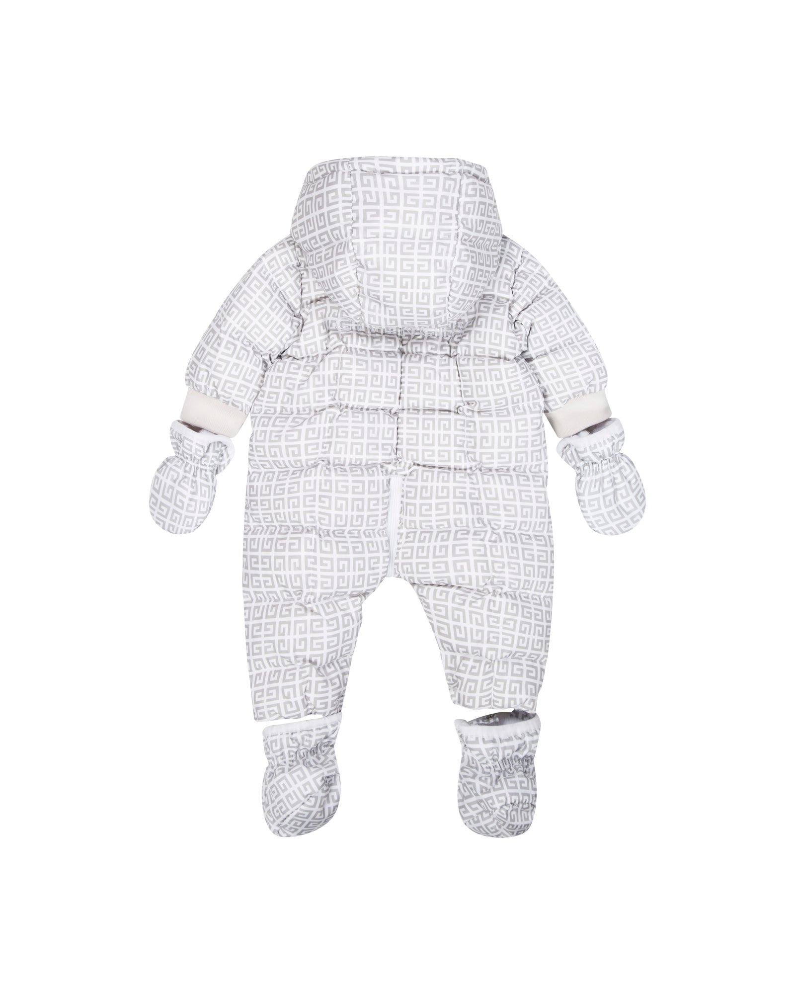 Combi-pilote à doublure polaire duveteuse - Blanc Gris