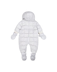 Combi-pilote à doublure polaire duveteuse - Blanc Gris