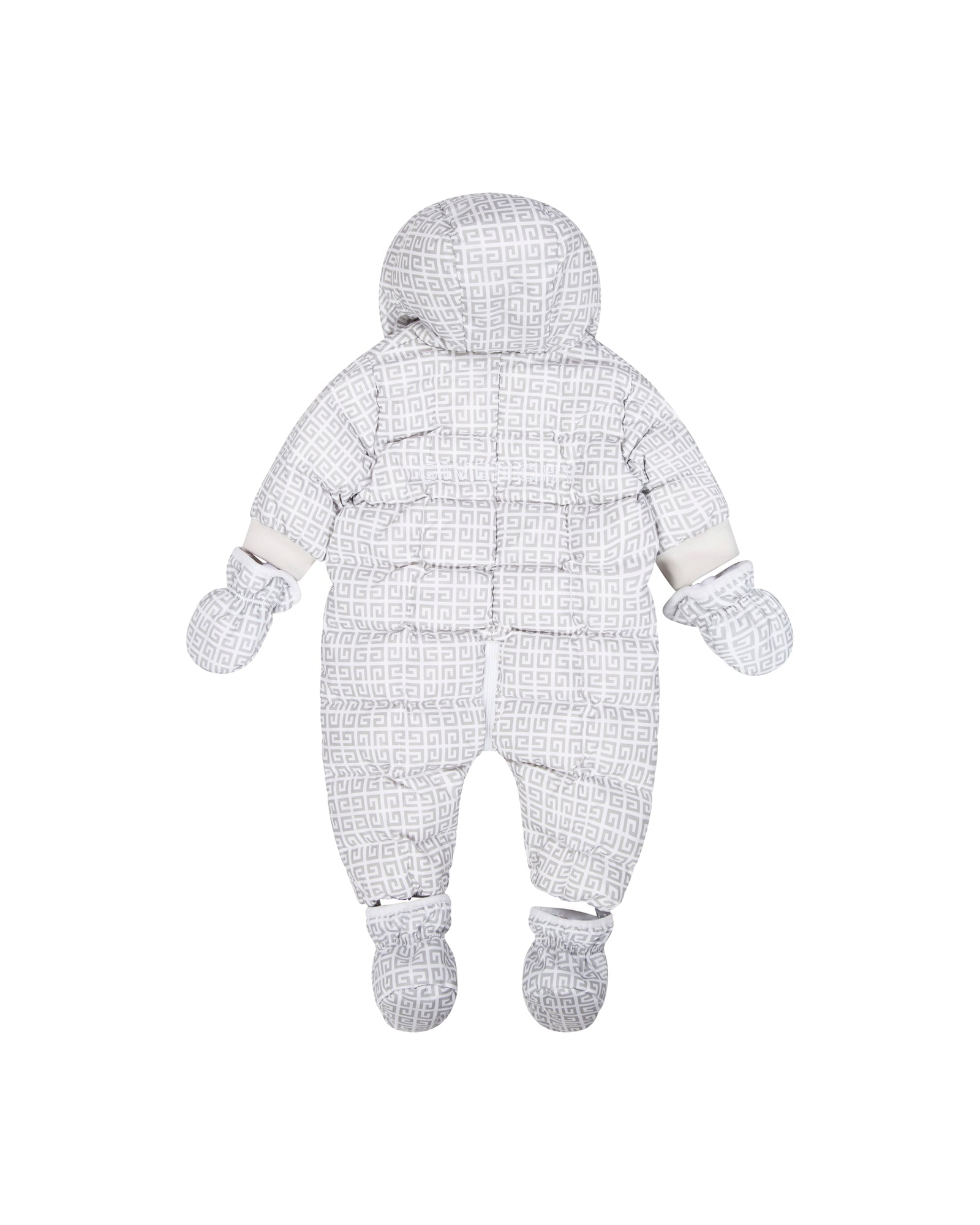 Combi-pilote à doublure polaire duveteuse - Blanc Gris