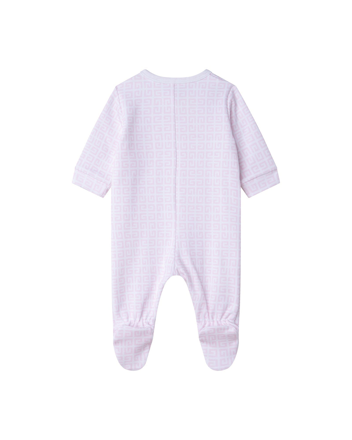 Pyjama en interlock coton à imprimé - Marshmallow