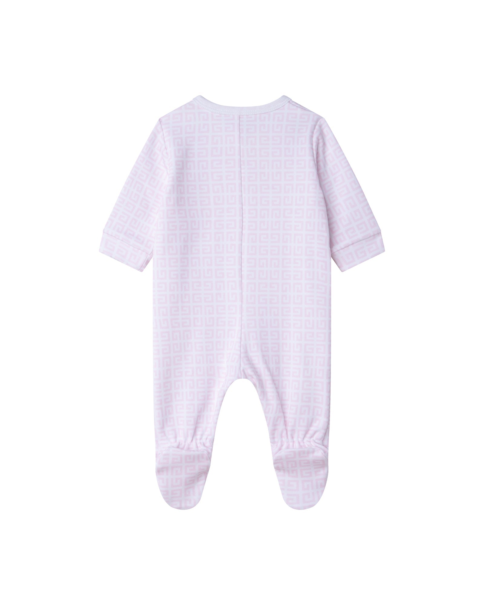 Cotton pyjamas with press stud fastening - Marshmallow