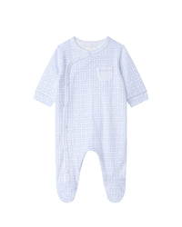 Cotton pyjamas with press stud fastening - Ciel