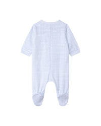 Cotton pyjamas with press stud fastening - Ciel