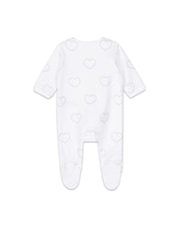 Ensemble pyjama et bonnet - Blanc