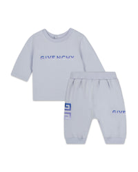 Ensemble sweat et pantalon en molleton - Ciel