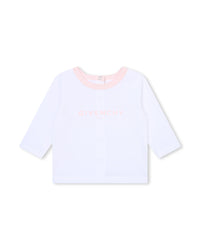 Ensemble t-shirt pantalon et cardigan en coton - Marshmallow