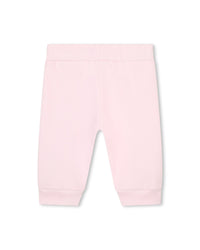 Ensemble t-shirt pantalon et cardigan en coton - Marshmallow