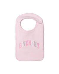 Ensemble pyjama bavoir et bonnet en coton - Marshmallow