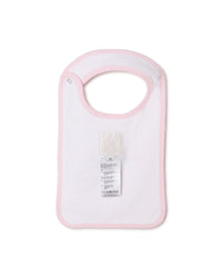 Ensemble pyjama bavoir et bonnet en coton - Marshmallow