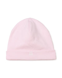 Ensemble pyjama bavoir et bonnet en coton - Marshmallow