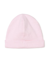 Ensemble pyjama bavoir et bonnet en coton - Marshmallow