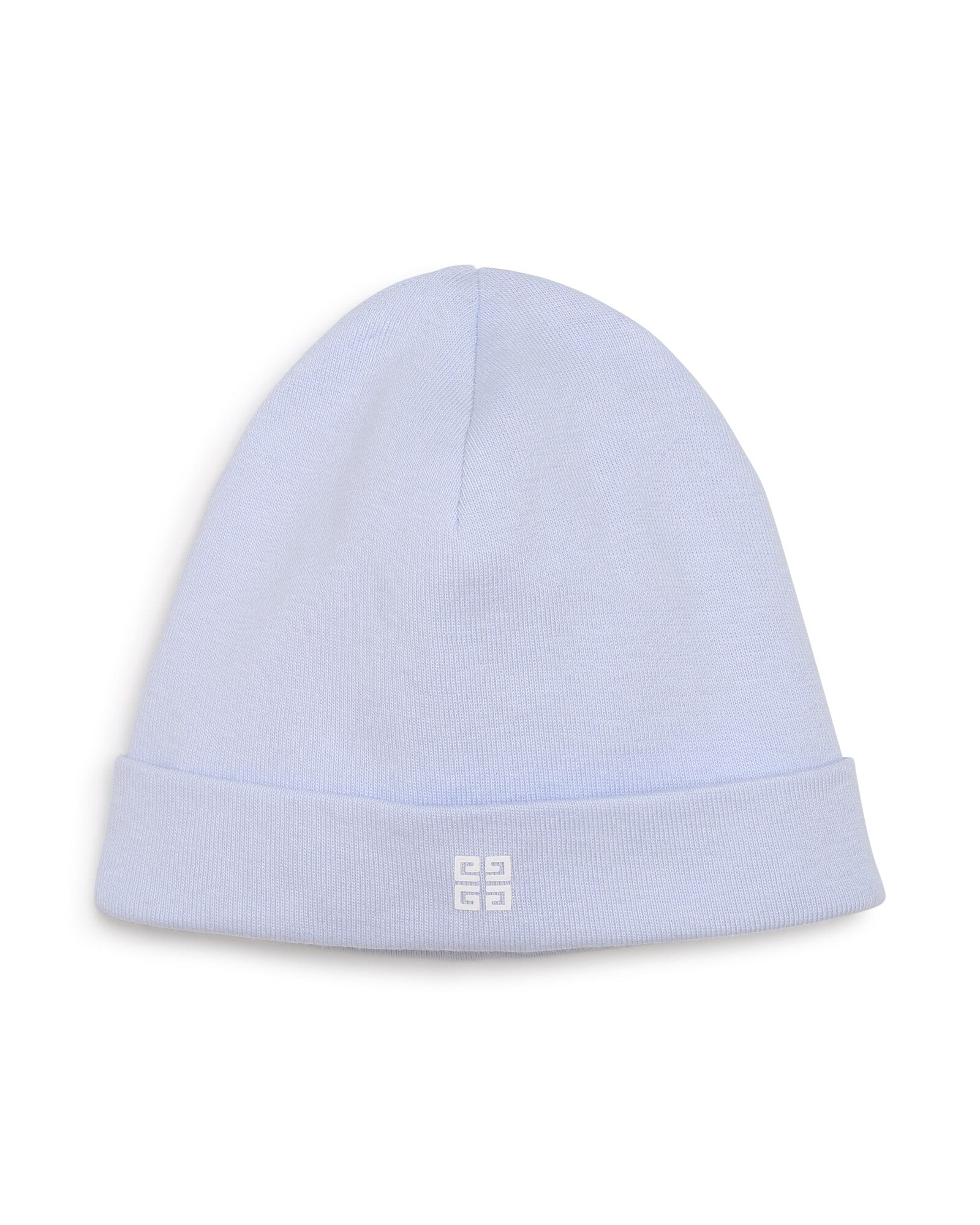 Ensemble pyjama bavoir et bonnet en coton - Ciel