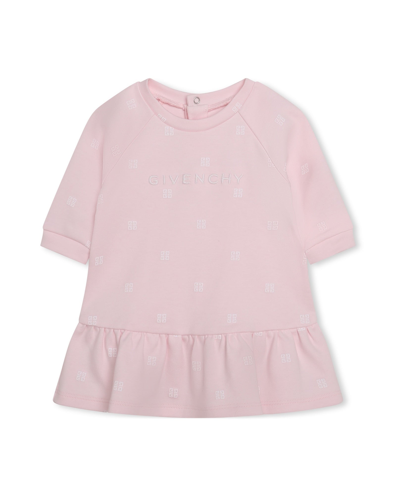 Cotton dress and legging set - Marshmallow