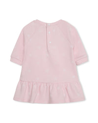Cotton dress and legging set - Marshmallow