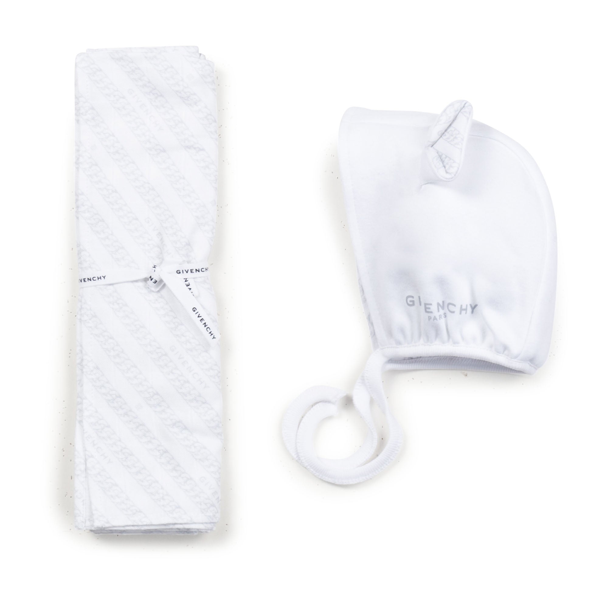 Coffret de naissance avec pyjama en velours - Blanc
