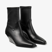 Hadley 60 leather ankle boots - Black
