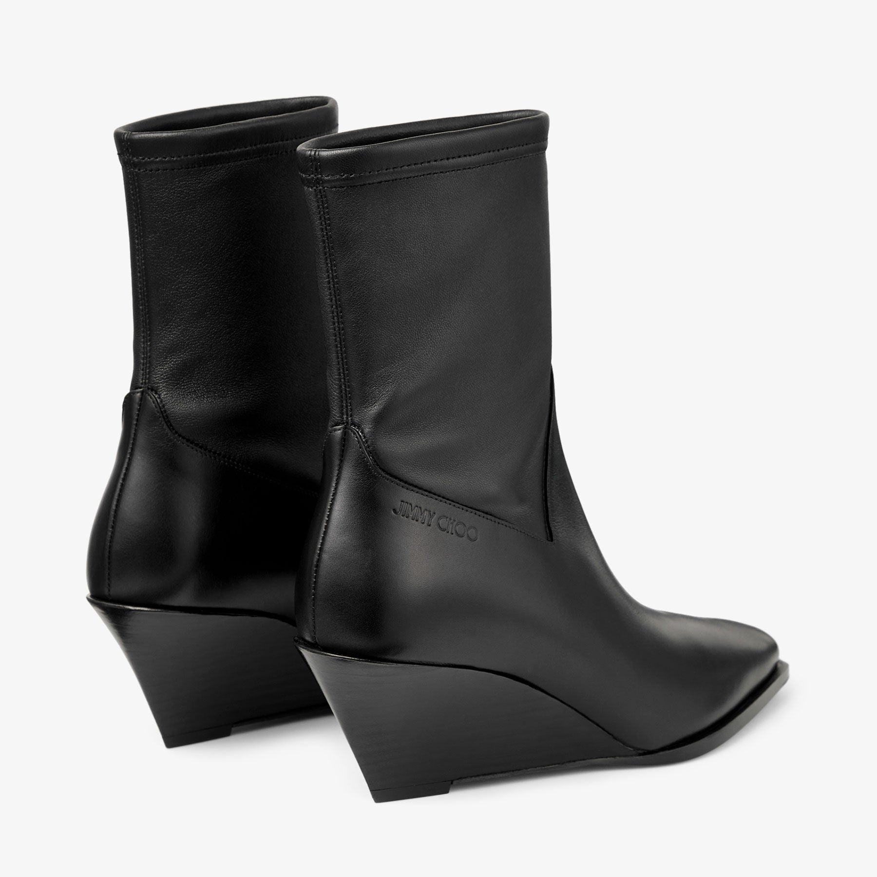 Hadley 60 leather ankle boots - Black