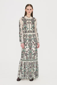 Robe longue Haga - Cream