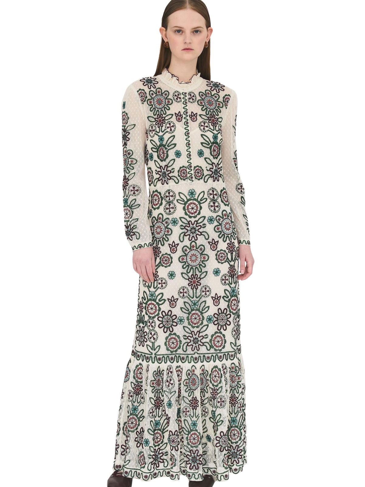 Robe longue Haga - Cream