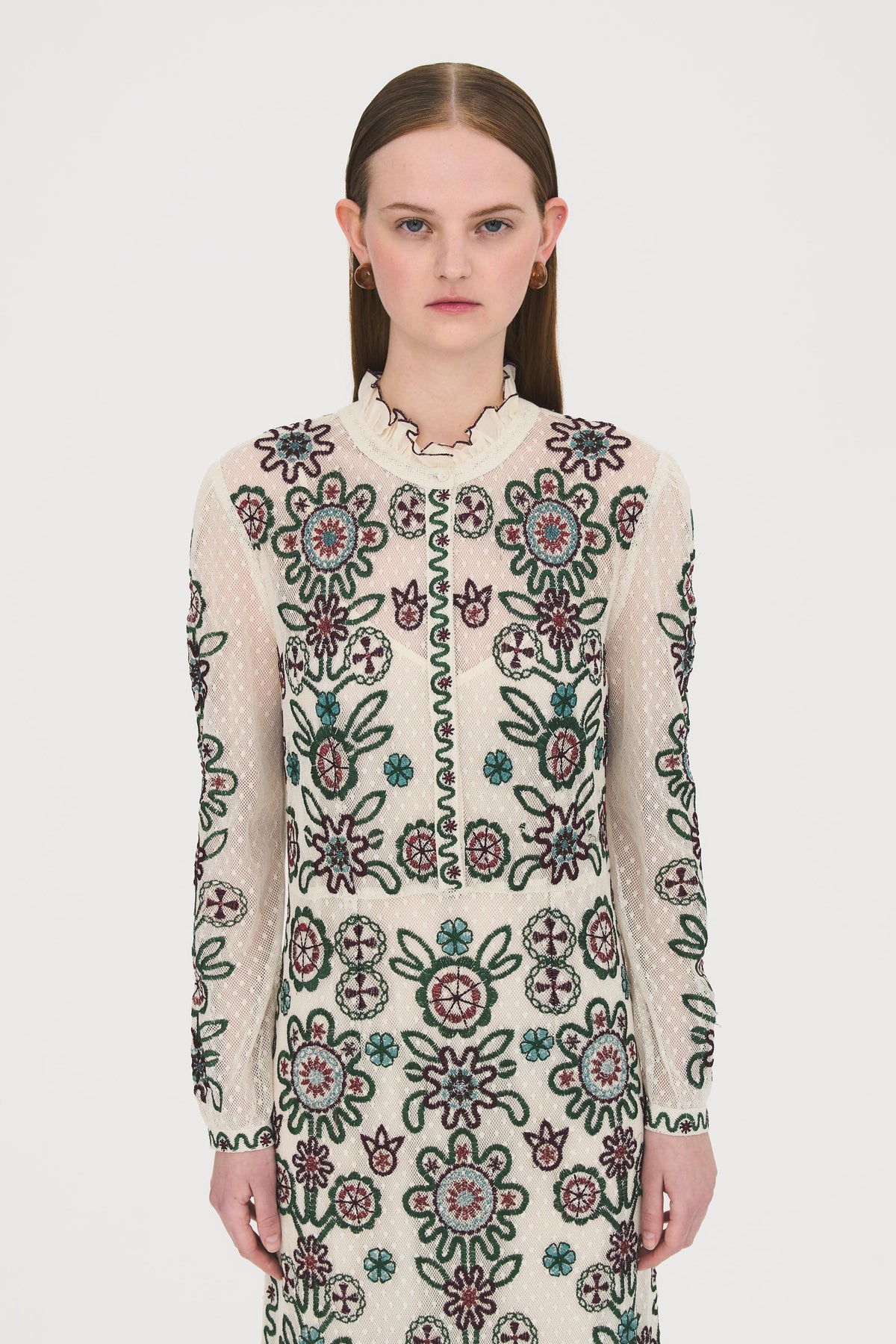 Robe longue Haga - Cream