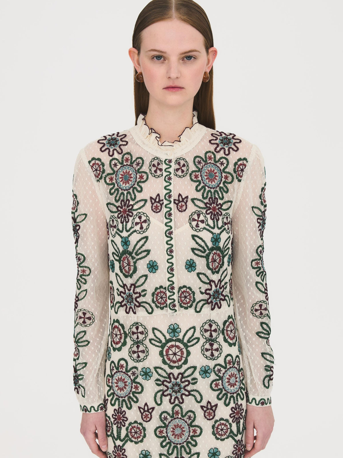 Robe longue Haga - Cream
