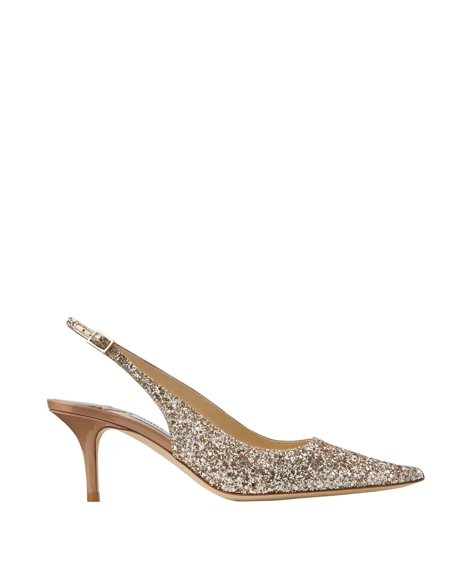Slingbacks Harper 65 à paillettes épaisses - Ballet Pink & Ballet Pink