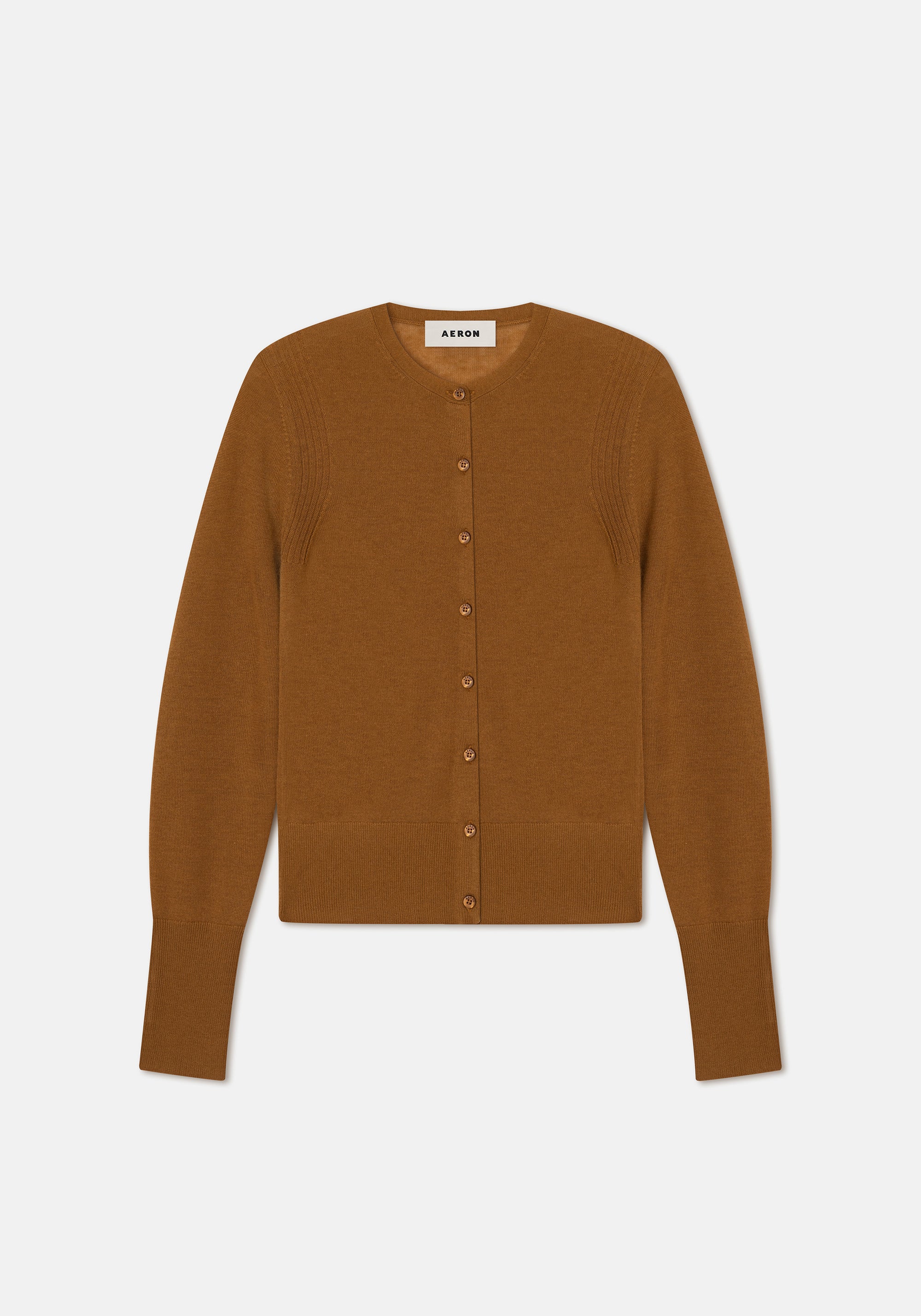 Cardigan Harper ajusté en cachemire - Camel