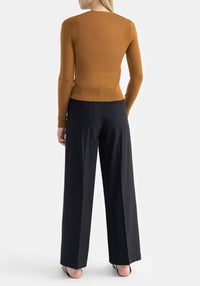Cardigan Harper ajusté en cachemire - Camel