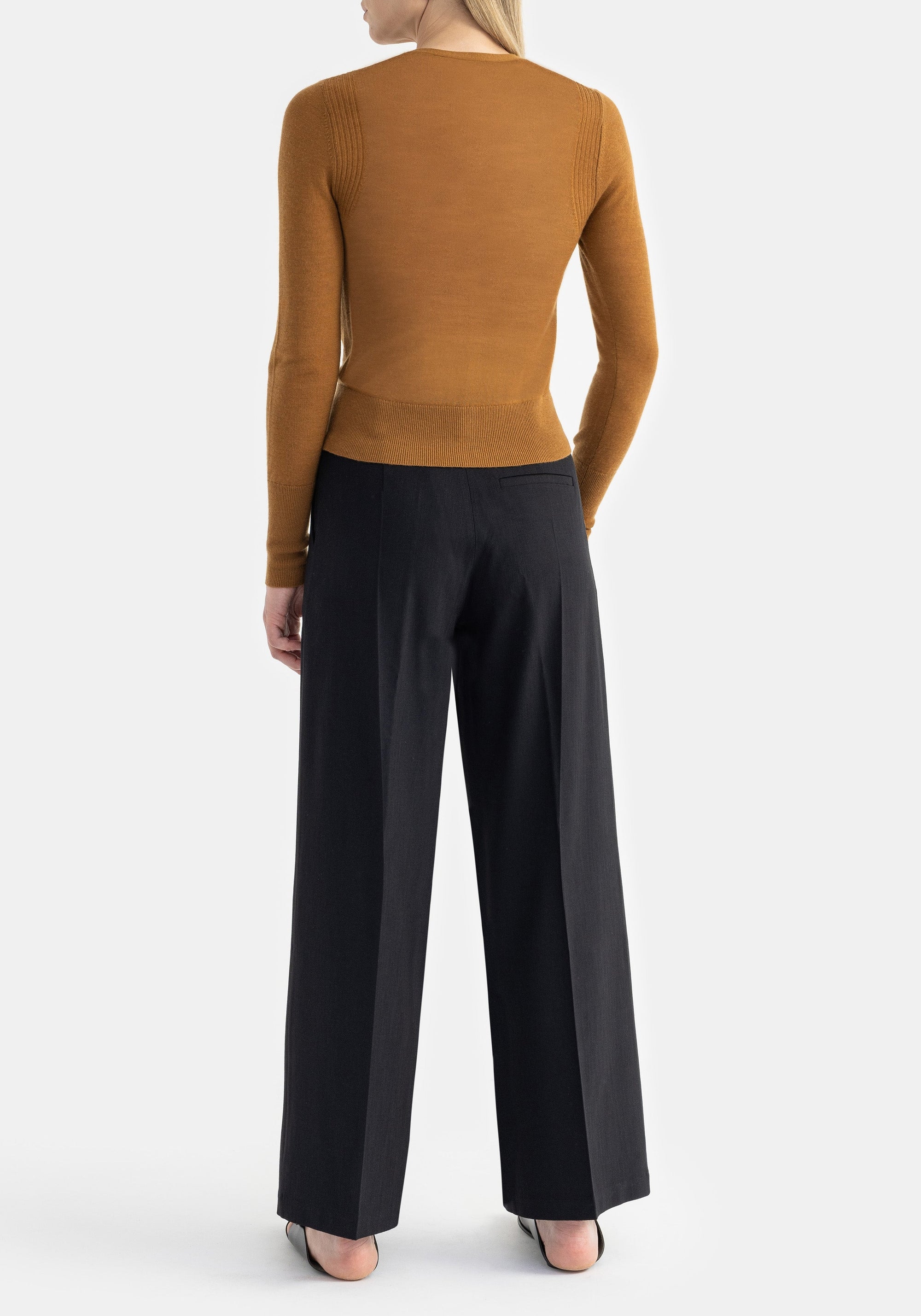 Cardigan Harper ajusté en cachemire - Camel