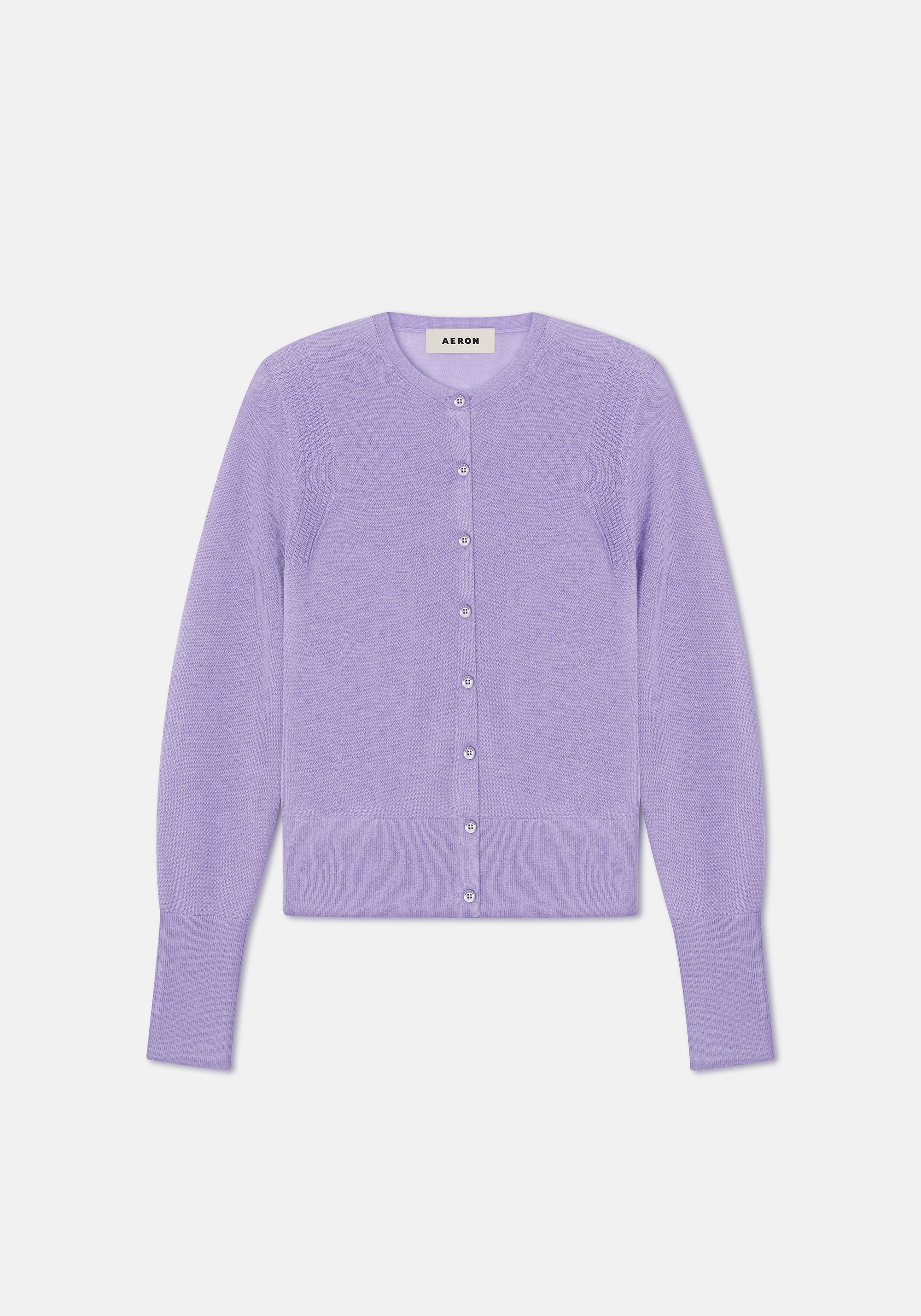 Cardigan Harper ajusté en cachemire - Lilac