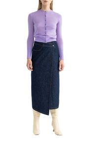 Cardigan Harper ajusté en cachemire - Lilac