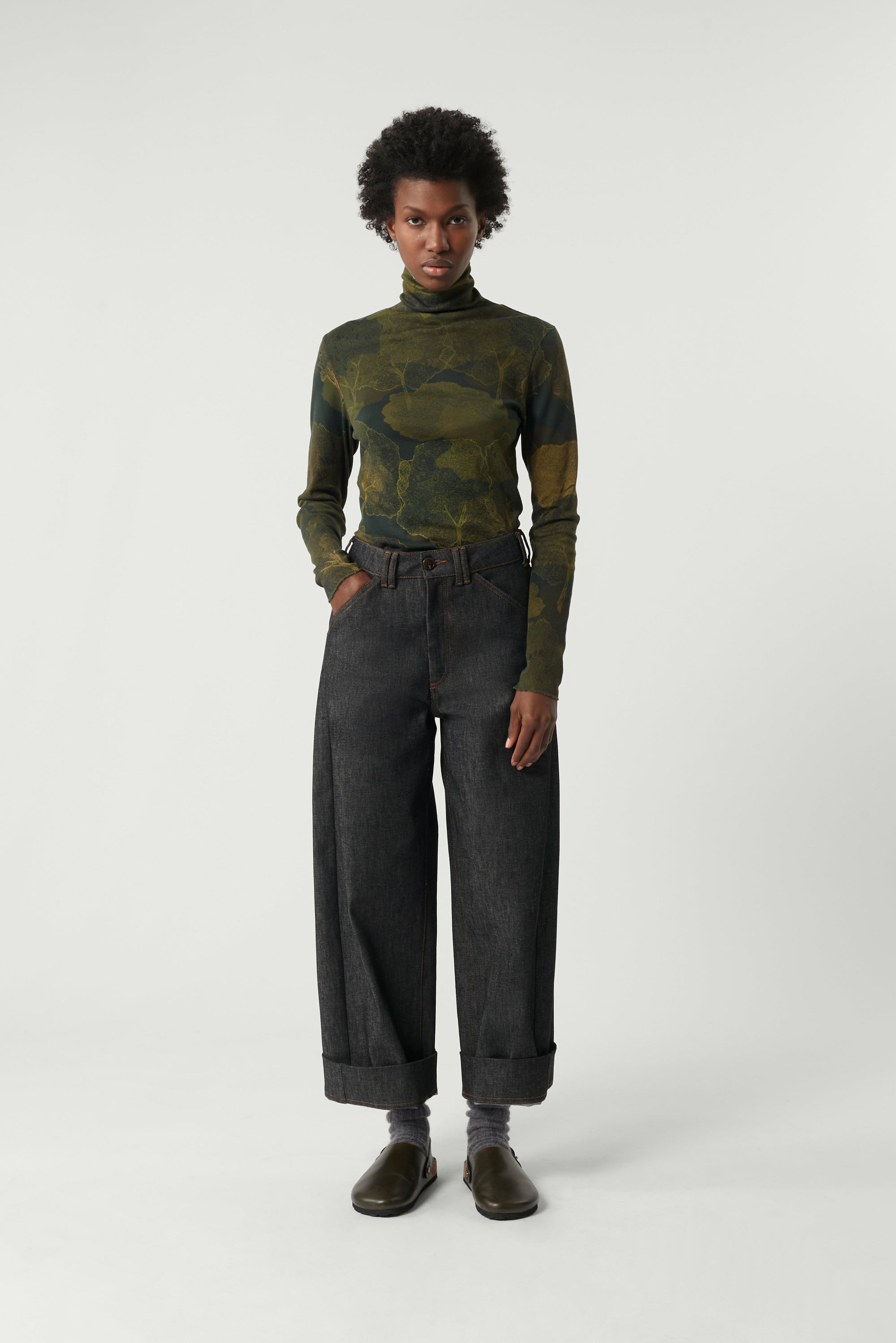 MULTICO VERT TSHIRT MANCHES LONGUES HARPER