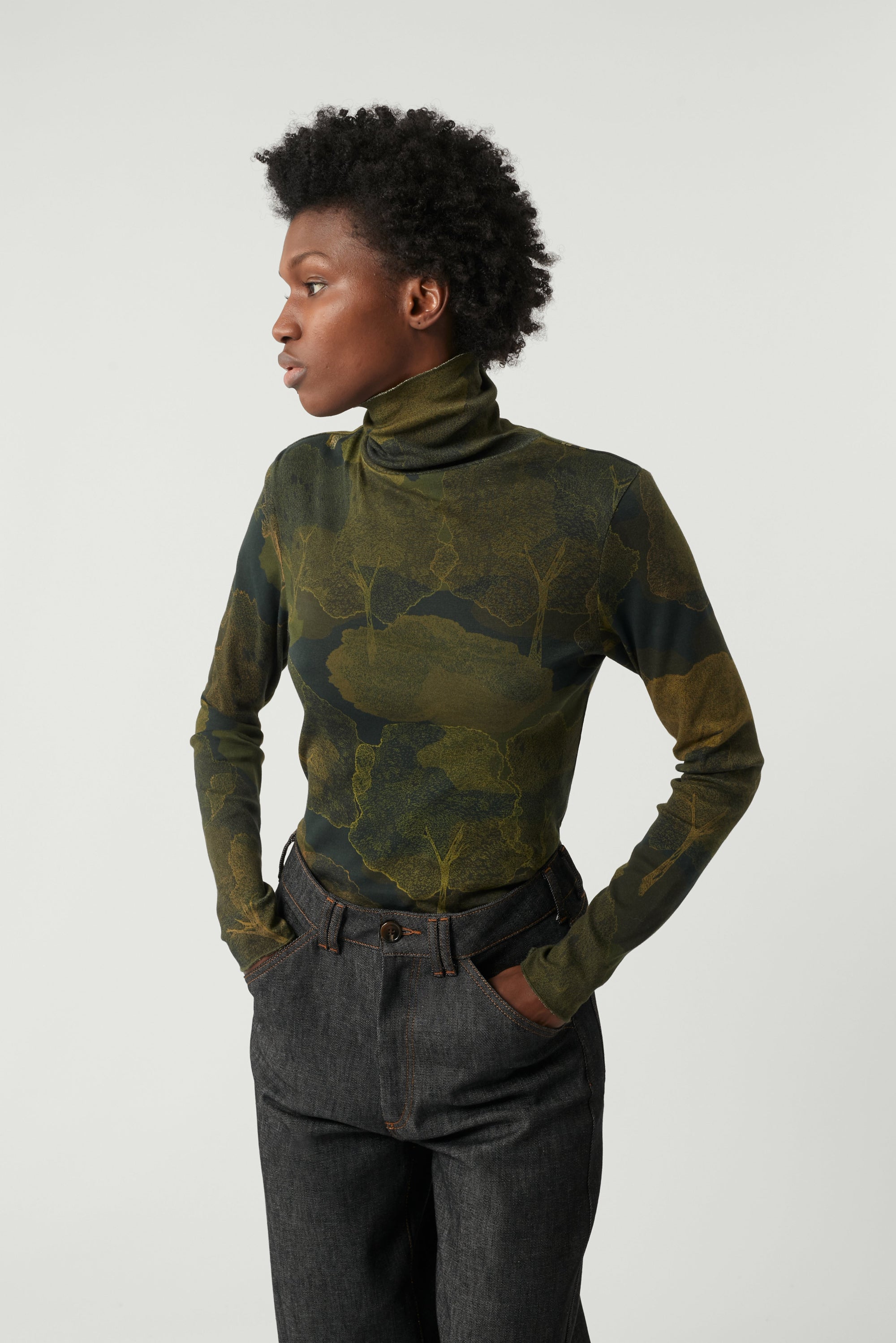 MULTICO VERT TSHIRT MANCHES LONGUES HARPER
