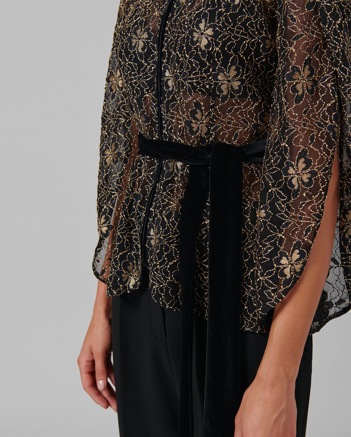 Black / Blouse Harpe