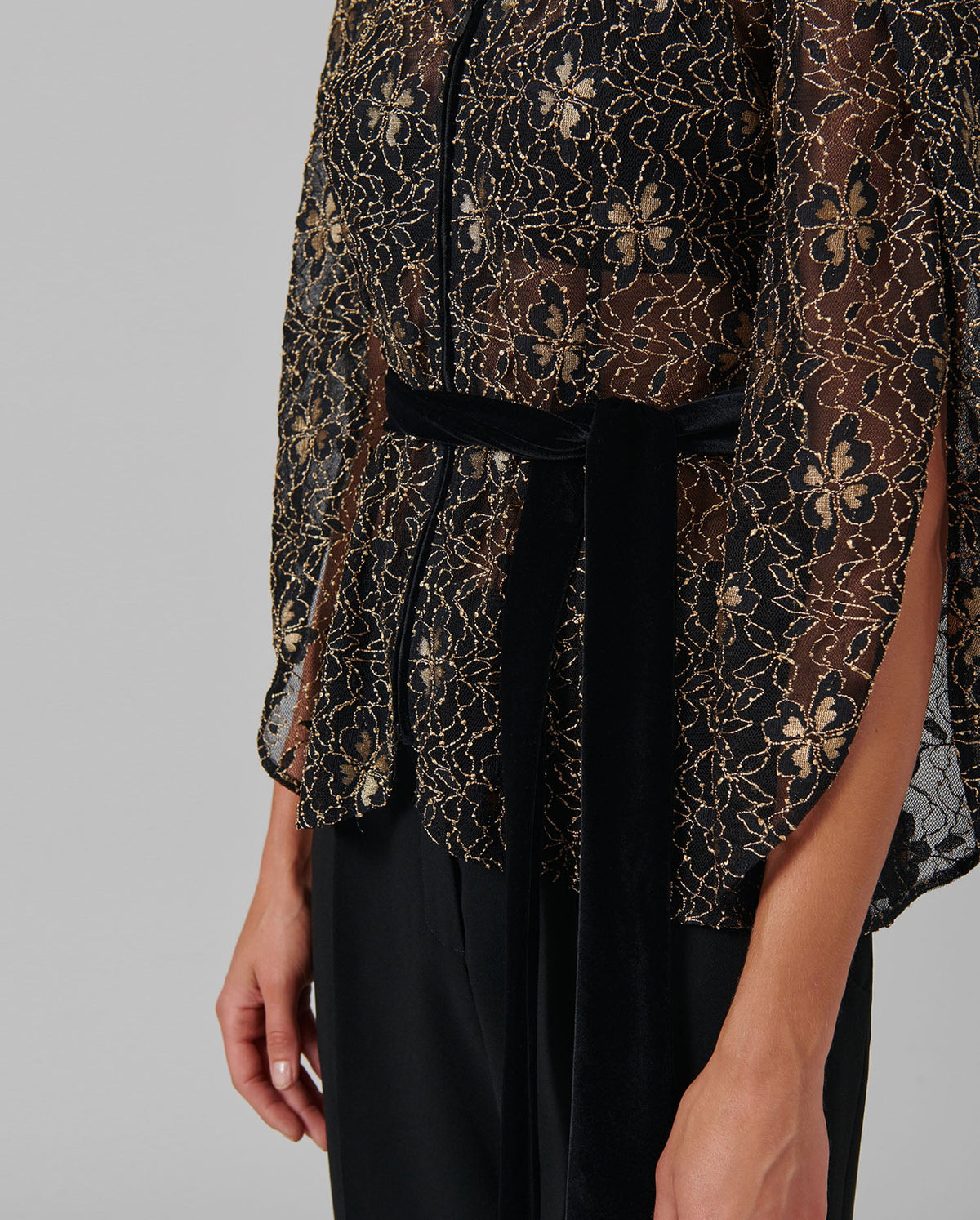 Black / Blouse Harpe